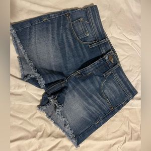 MOSSIMO HIGH RISE POWER STRETCH SHORTS SIZE 0